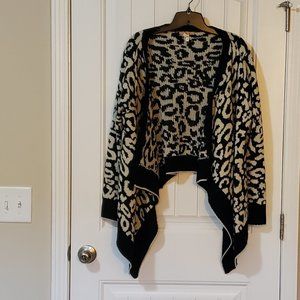 Leopard High Low Sweater